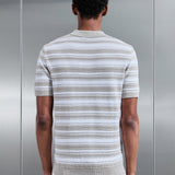 Bellano En Maille Texturé Stripe Polo
