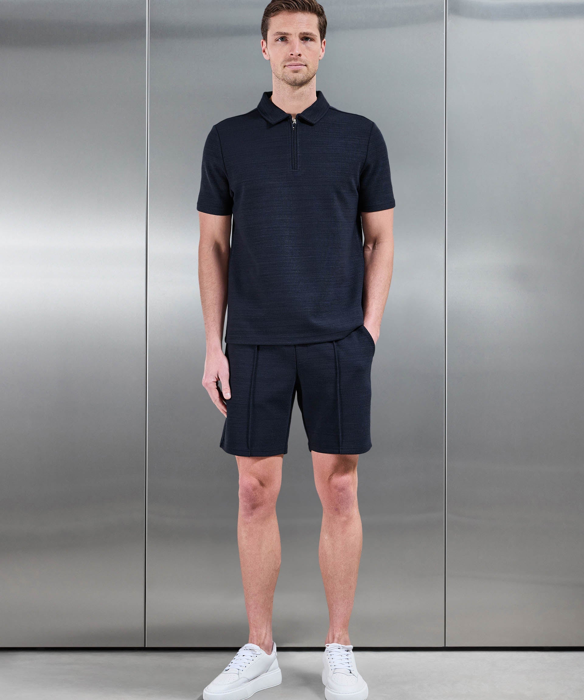 Cavour Texturé Zippé Polo