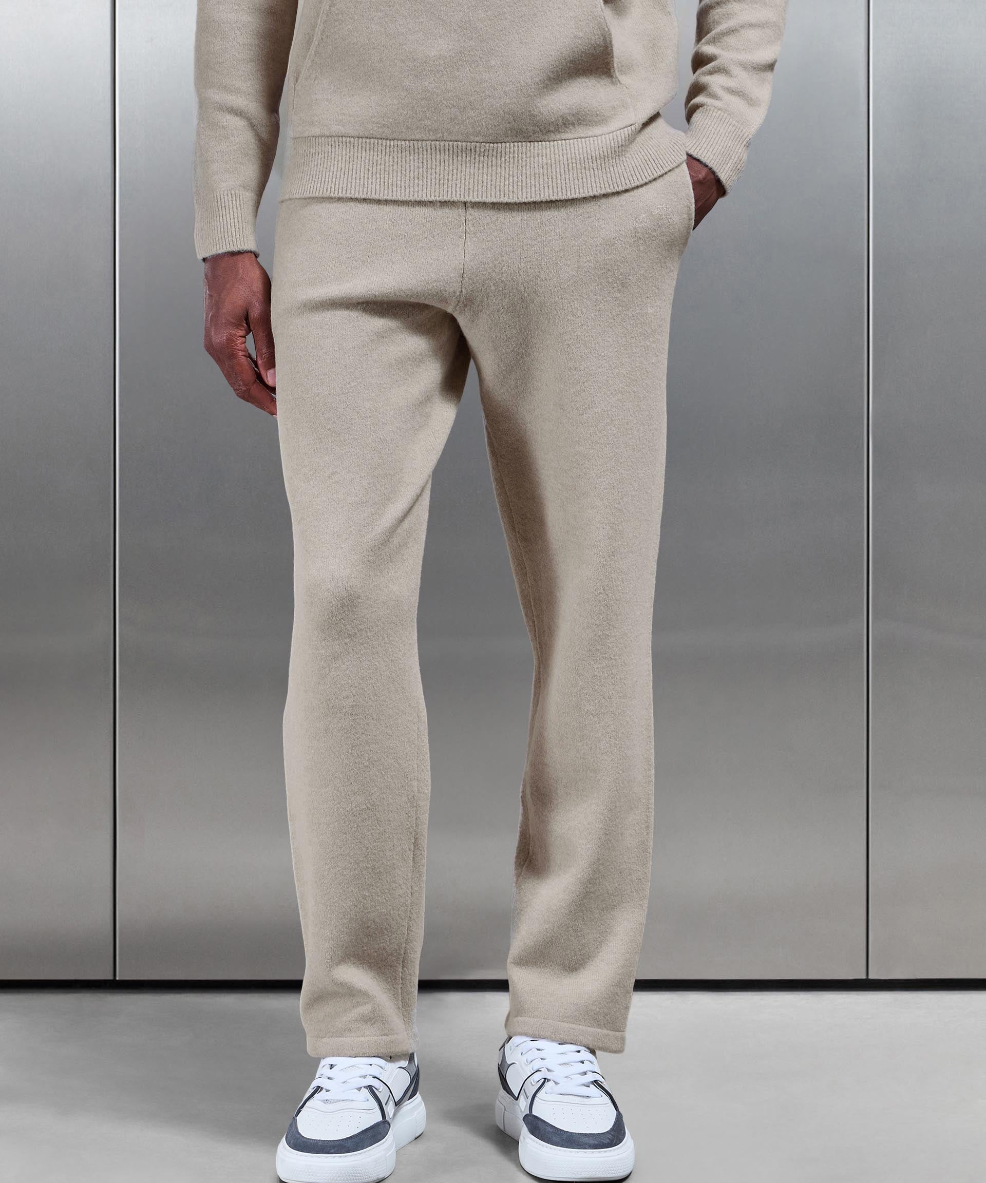 Jogger Droit Laine Chunky