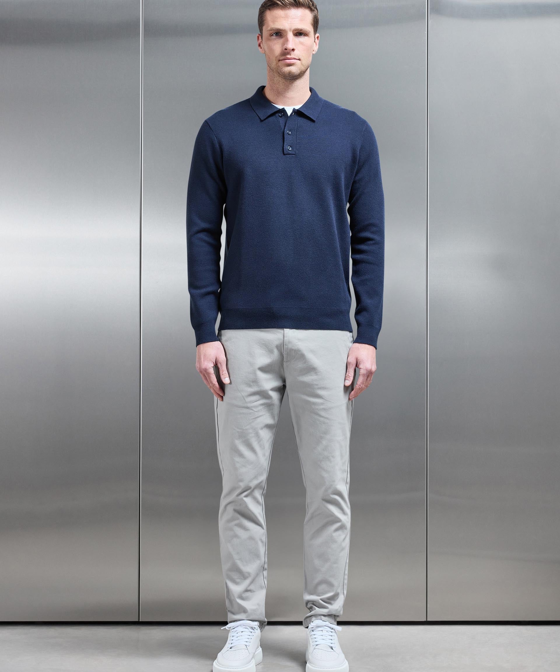 Chunky En Maille Polo