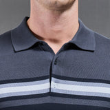 Cotton En Maille Colour Block Boutonné Polo