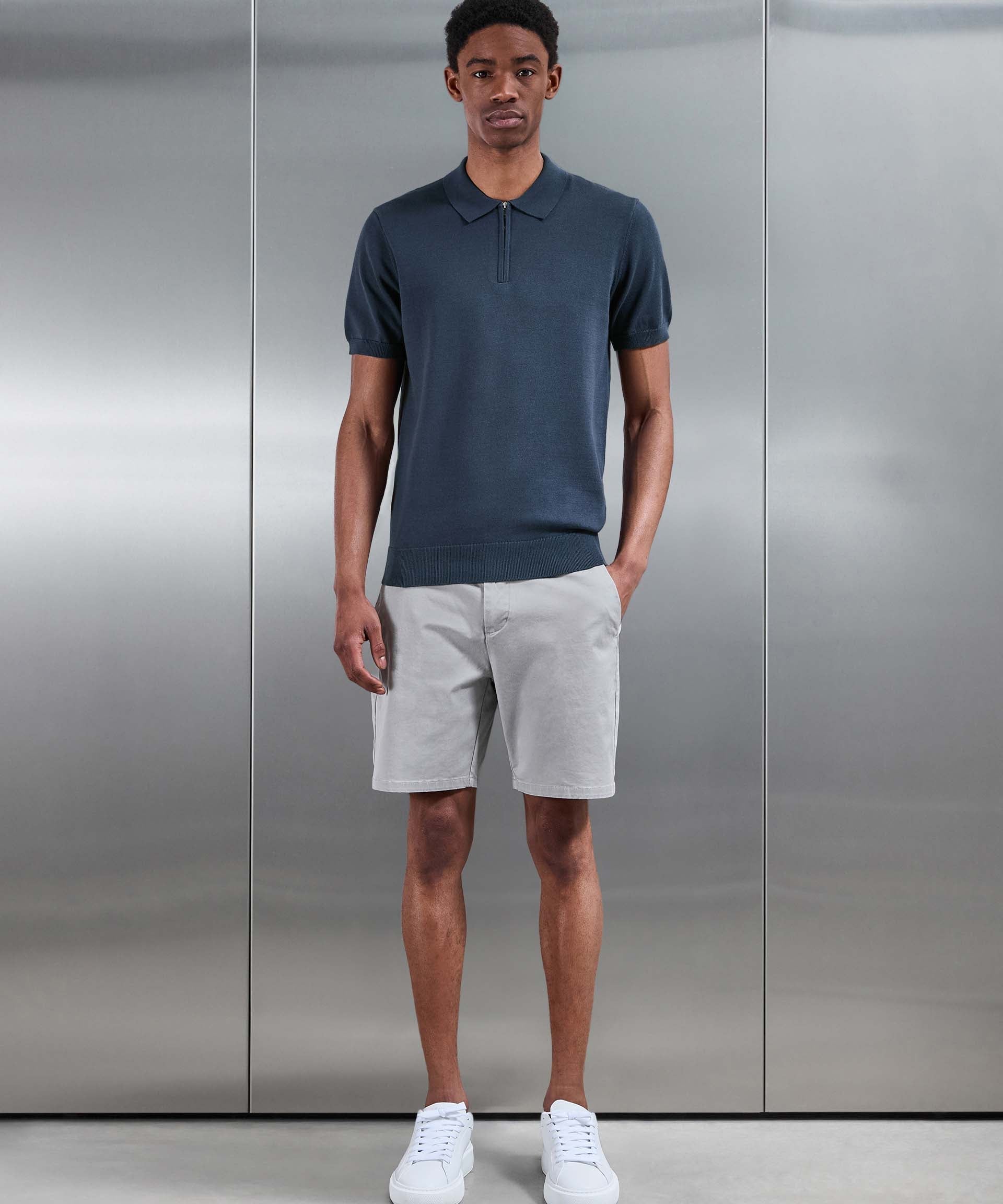 Polo Zippé Coton Shirt