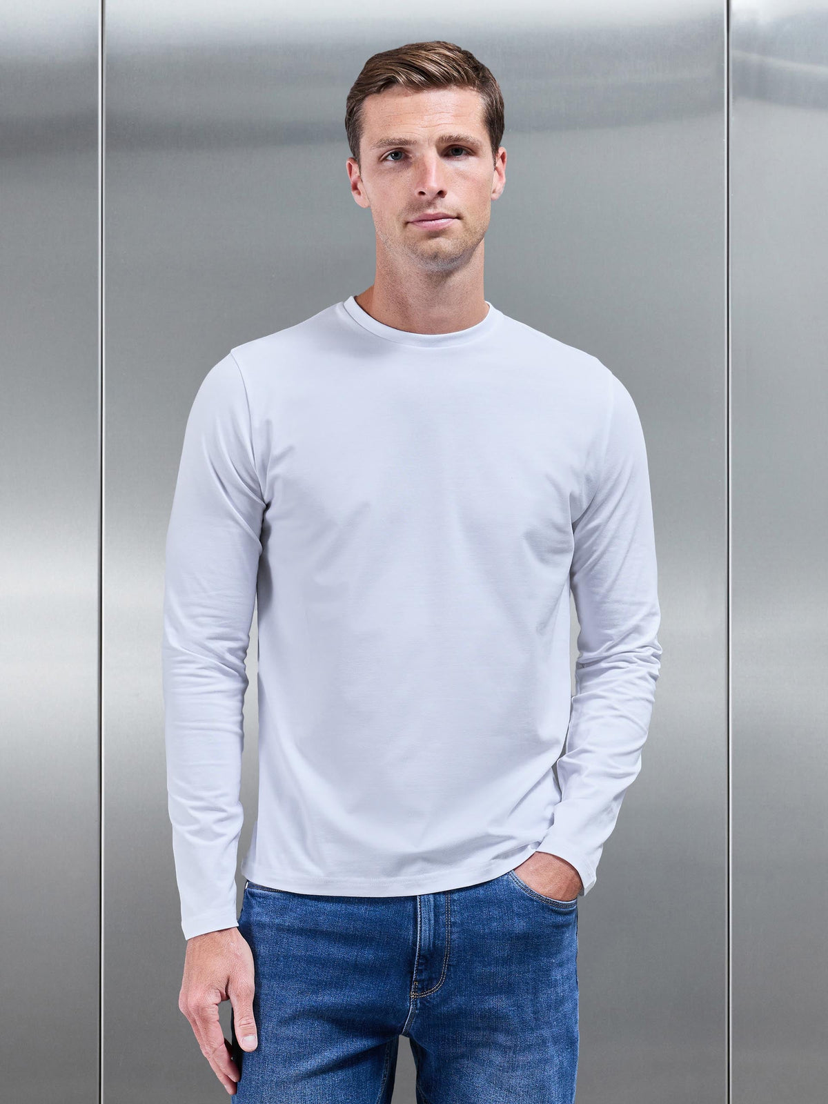 T-Shirt Manches Longues Slim Stretch