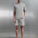 T-Shirt Côtelé Relaxed Luxe