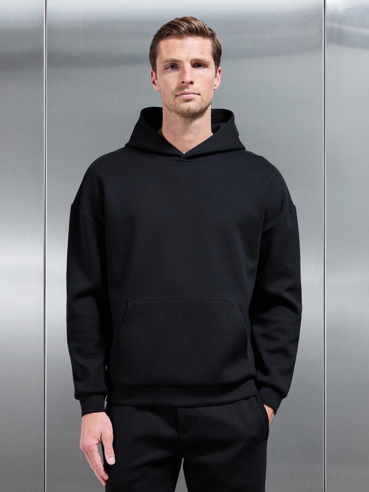 Hoodie Interlock Relaxed
