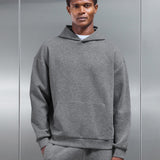 Hoodie Maille Relaxed