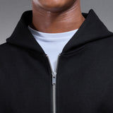 Hoodie Zippé Maille Relaxed