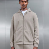 Hoodie Zippé Maille Relaxed