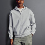 Hoodie Zippé Maille Relaxed
