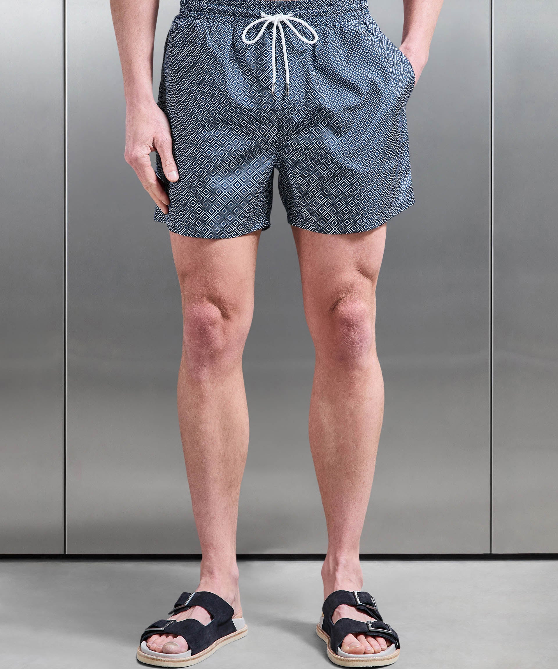 Short de Bain Imprimé Santo