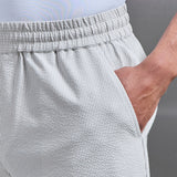 Short Seersucker Rayé