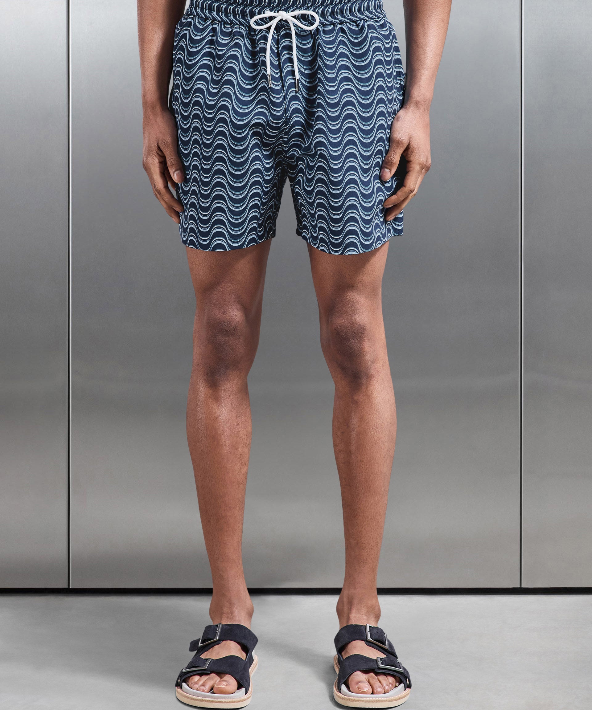 Short de Bain Imprimé Wave